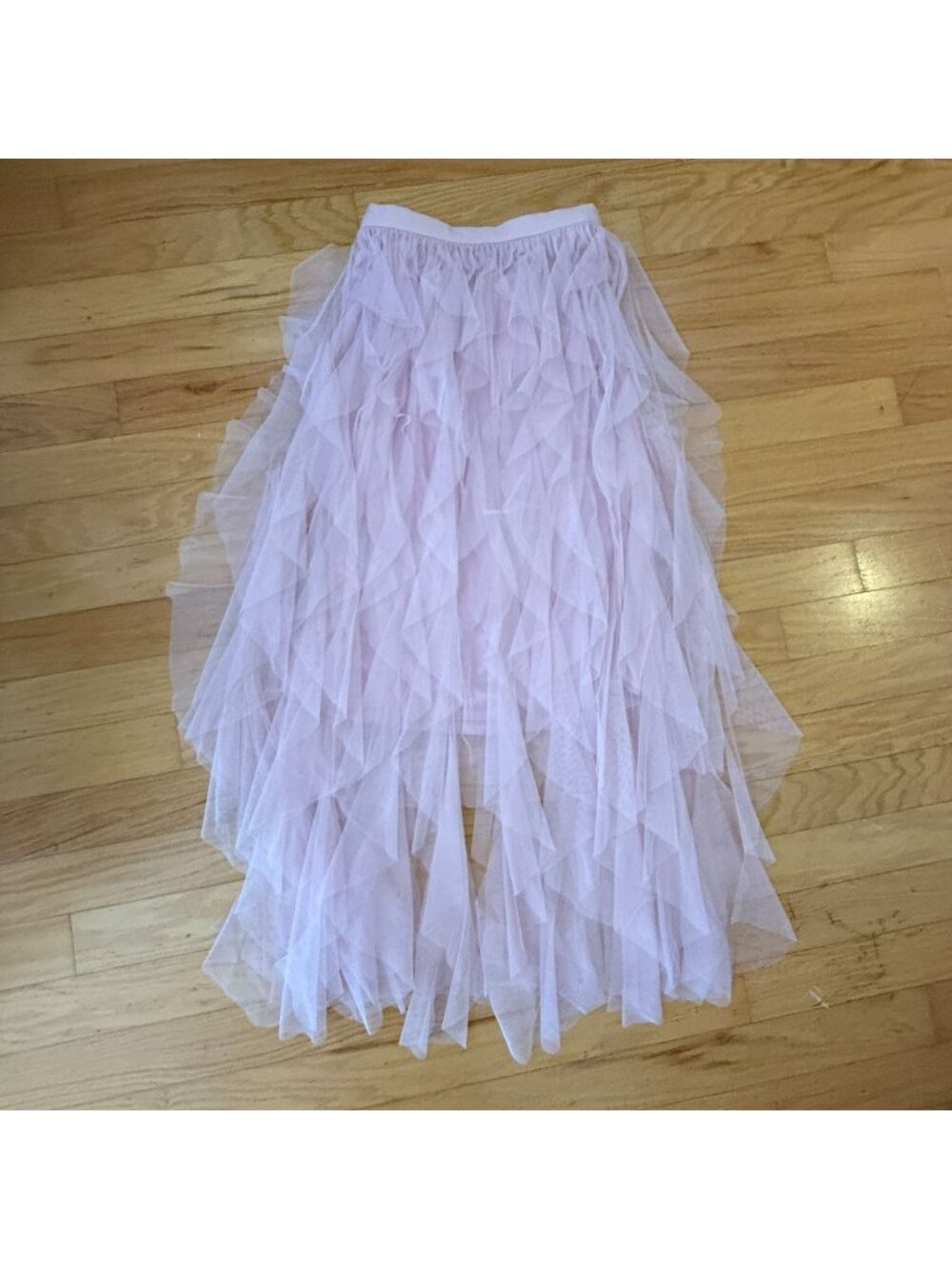 Soho Apparel Women's Large Pink Elegant Layered Tulle Skirts Midi Long Mesh Elas